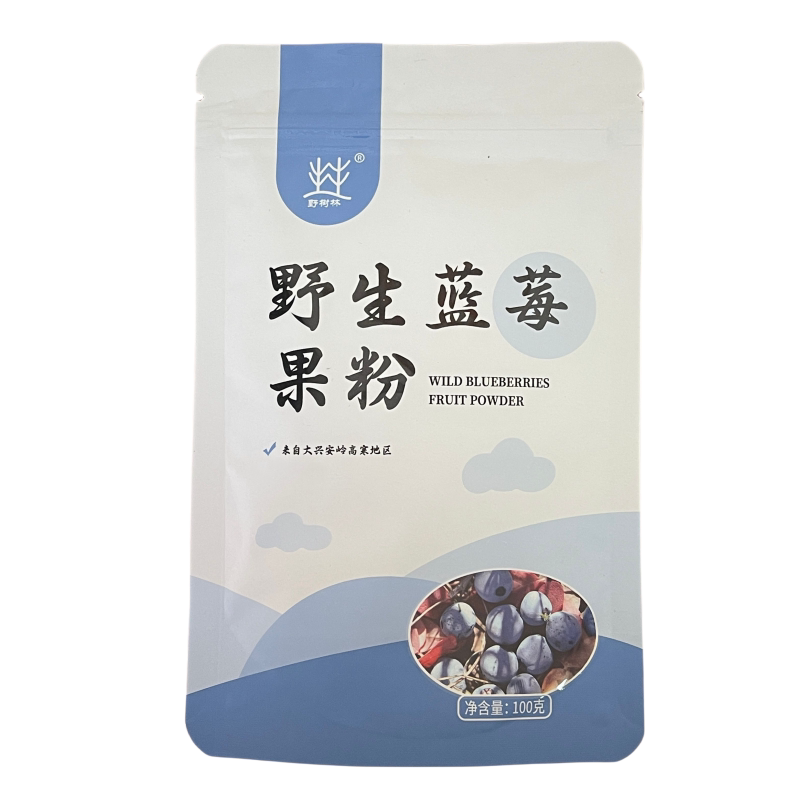 大兴安岭野树林野生蓝莓果粉原味