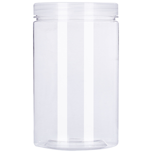 食品级85塑料瓶红糖罐1斤杂粮透明罐储物密封罐花茶包装罐子大号