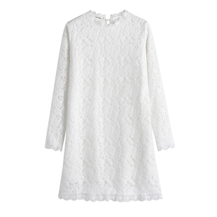 加绒加厚网纱秋冬季新款韩版百搭女保暖长袖T恤蕾丝中长款打底衫