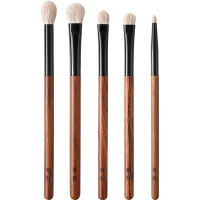 琴制化妆刷眸色眼部五支套装铺色刷上色刷眼影刷细节刷动物毛套刷