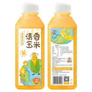 土家五谷玉米汁植物饮料五谷杂粮饮料鲜榨轻断食代餐饮品整箱12瓶