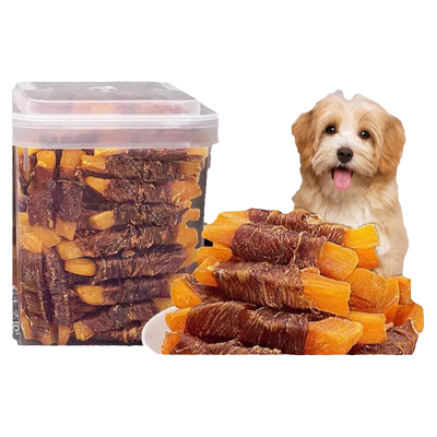 狗狗零食鸭肉绕红薯补充营养