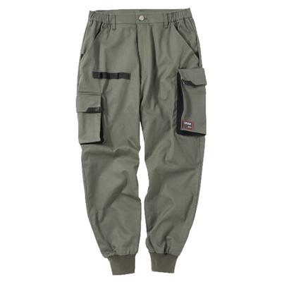 【特价】潮牌多口袋工装束脚裤男