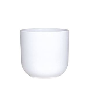 陶瓷大花盆大口径阳台客厅中小花盆纯白圆形绿萝百搭客厅阳台花盆