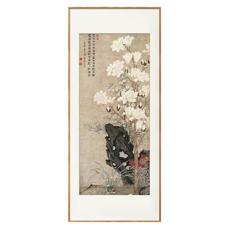 孙克弘-玉堂兰石图客厅装饰画