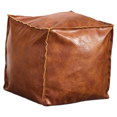 沙发脚踏凳旧衣服填充皮墩