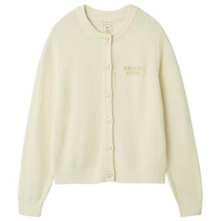 gelato pique25秋冬新品女睡衣马卡龙色纽扣开衫家居服PWNT254060