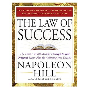 成功法则全书 英文原版 The Law of Success 拿破仑希尔 经管励志 经典成功学畅销书 成功秘诀 搭思考致富 思考快与慢 黑天鹅
