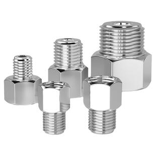 304不锈钢内外丝接头压力表接头内外丝转换头1/8 1/4 3/8 1/2 1分