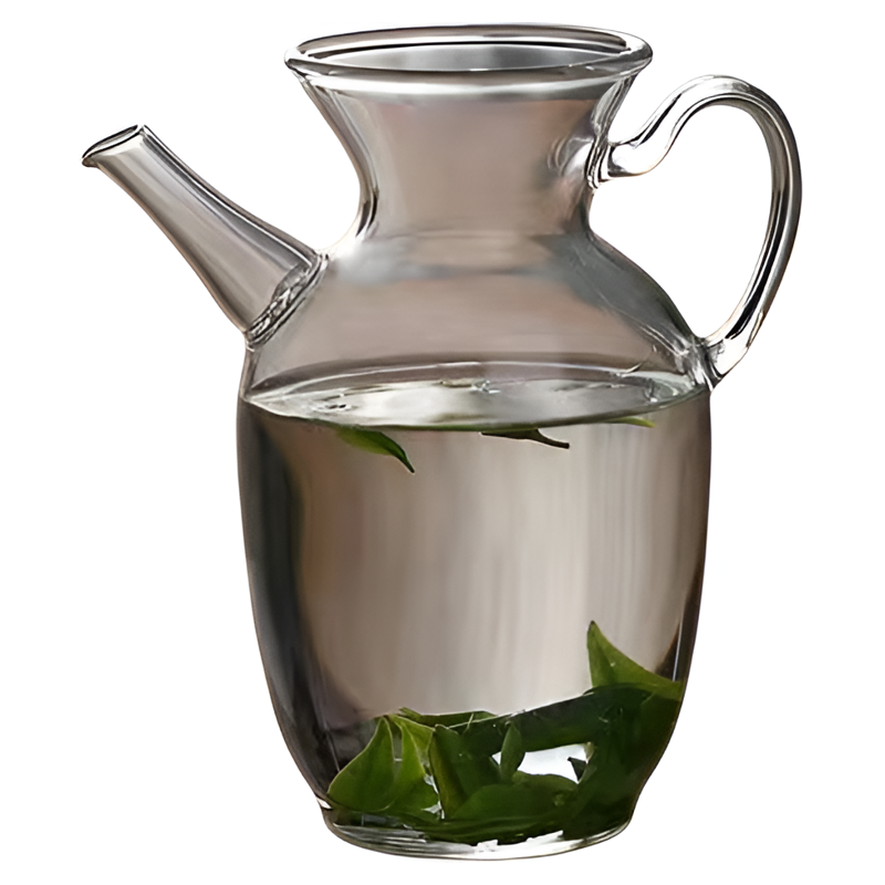 绿茶壶春茶泡茶器仿宋玻璃壶绿茶专用公道杯茶水分离过滤冷泡小壶