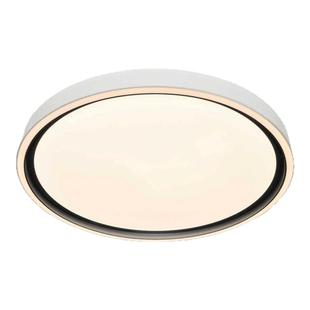 安居宝led经济型吸顶灯圆形卧室灯具现代简约大气家用房间书房灯