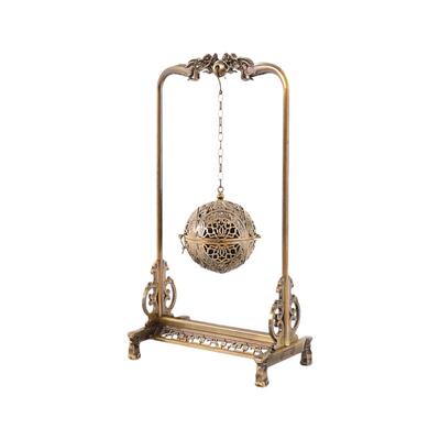 包邮法门架寺香薰球沉香檀香熏香球薰香香粉炉香道香炉镂空香薰炉