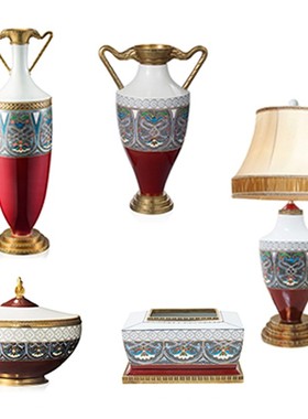 奢华新古典风法式首饰盒子花瓶