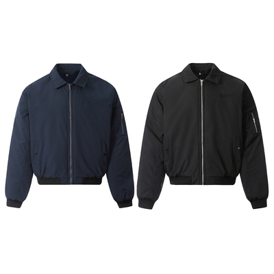 美式bomber飞行夹克棉服