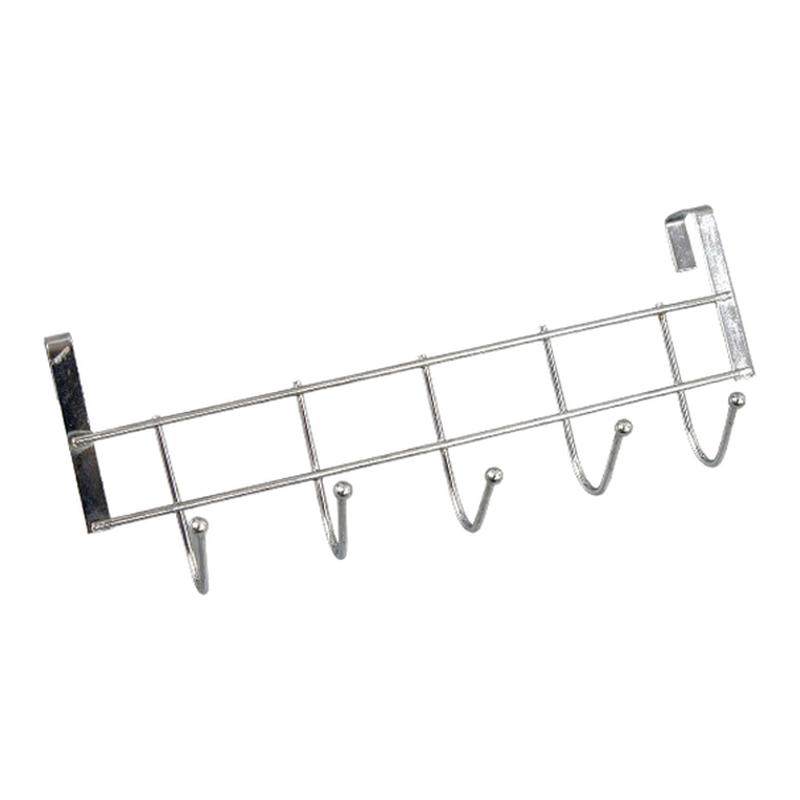 厨房橱柜门专用五连挂架内挂钩厨柜用架置物吊柜下挂毛巾挂挂衣钩