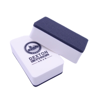 德克斯盾汽车镀晶海绵块玻璃镀膜海绵擦耐用不开胶美容施工无纺布