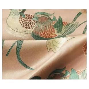 织龙〖鸳鸯对〗国风国潮彩丝织金提花古风面料创新汉服布料