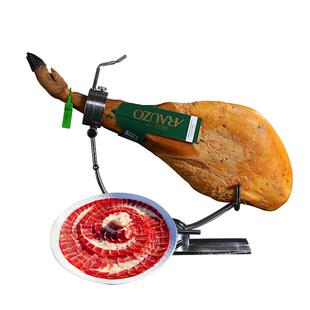 西班牙生吃火腿进口黑猪伊比利亚整腿绿标即食整只36月橡果饲养