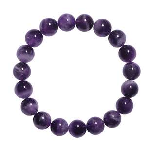 珂拉咪 天然巴西梦幻紫紫水晶手链女款 水晶时尚手串礼物 超值款