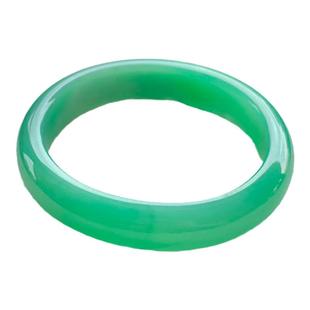 逸之璟 缅甸老坑天然a货翡翠冰种满绿贵妃玉镯子翡翠手镯55圈口女