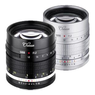 契卡50mm F1.2人像大光圈镜头适用尼康Z富士X索尼E佳能RF M M4/3