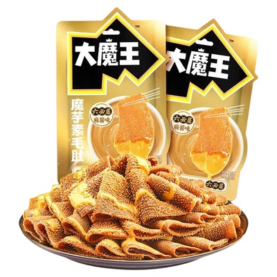 盐津铺子大魔王麻酱素毛肚小零食
