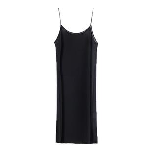 透气防静电雪纺中长款内搭打底衬裙女士过膝吊带背心裙薄款宽松夏