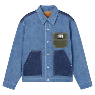 【商场同款】Levi's李维斯25年秋季新款男士牛仔夹克外套004Z3