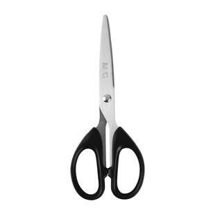 晨光文具剪刀学生安全圆头小剪刀小号迷你随身便携式美工手工花边剪刀办公家用不锈钢笔式长剪刀特加长剪子