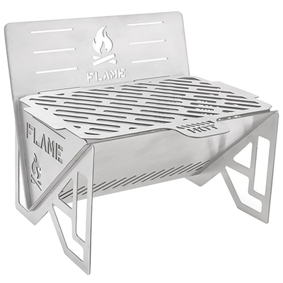 户外可拆卸烧烤炉超轻量卡片炉