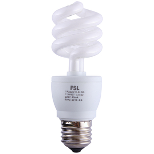 fsl 佛山照明2U节能灯e27电子节能灯泡螺口光源螺旋5W8W13W18W23W