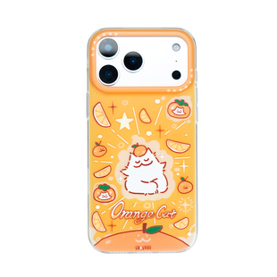 瓜咕噜「心想事橙」暖暖的心愿～原创手机壳适用苹果17ProMax磨砂可爱iphone16pro卡通双层保护壳15插画师新