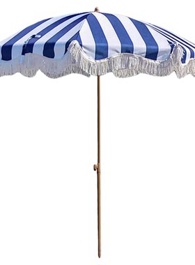 深蓝户外遮阳伞庭院别墅花园阳台伞室外防晒防雨伞铁质四方广告伞