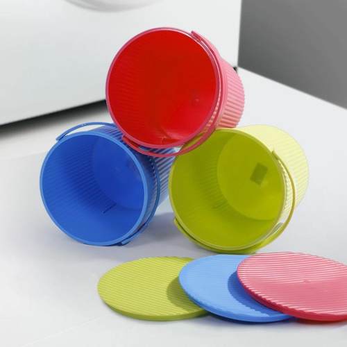 手提家用水桶钓鱼洗车可坐储物桶幼儿园儿童收纳带盖储水桶大号