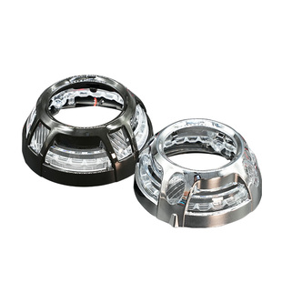 汽车灯罩车大灯遮光罩光导天使眼一体罩改装车灯装饰灯罩圆形方形