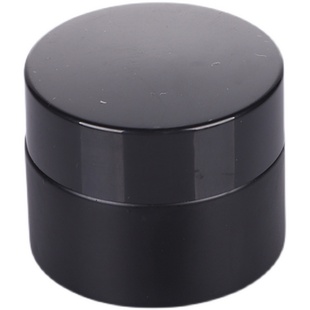 亚黑磨砂黑色精油瓶10ml-100ml按压喷雾分装瓶面霜瓶膏霜瓶玻璃瓶