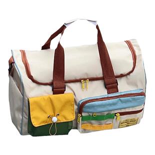 大容量短途旅行包高中生住校行李包手提女收纳袋轻便行李袋待产包