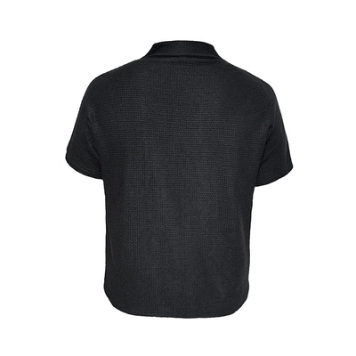 JCAESAR飞袖荡领短袖慵懒感