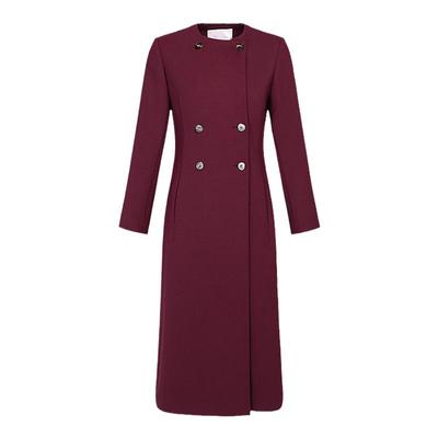 黛玛诗复古气质收腰风衣