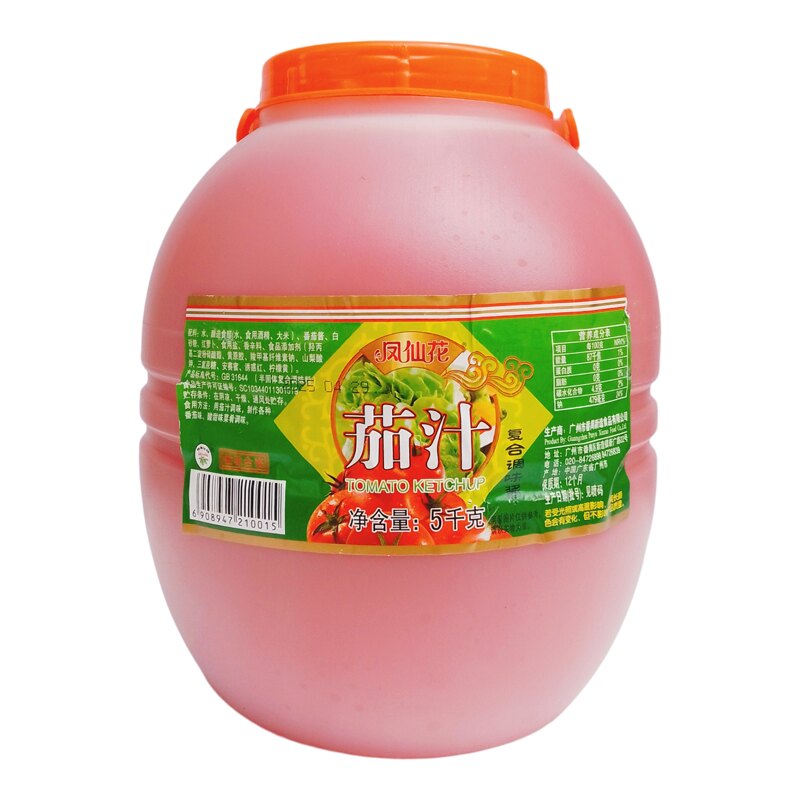 凤仙花5kg商用番茄酱大桶