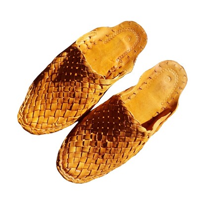 Indian#handmade印度手工牛皮编织拖鞋巴基斯坦尼泊尔凉鞋sandal