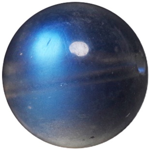 天然7A奶油体蓝月光石单颗散珠子 水晶单珠diy手工多宝手串配件