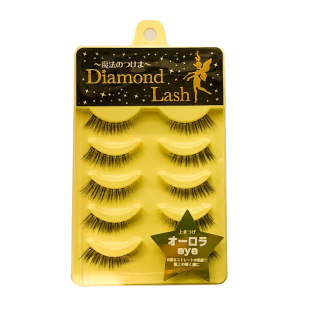 日本Diamond Lash半截眼尾网红浓密逼真手工磨尖自然假睫毛女欧美