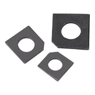 碳钢方斜垫片黑色缺角垫圈GB853槽钢用M6M8M10M12M16M20M24