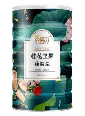 桂花坚果藕粉羹西湖罐装