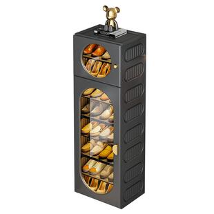 免安装鞋柜家用门口新款2026室内多层鞋子收纳柜一体靠墙小鞋架子