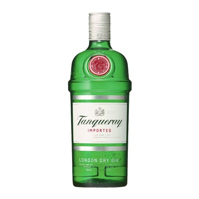 金汤力！Tanqueray添加利金酒750ml+屈臣氏汤力水2听调酒基酒组合