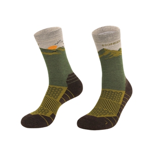 拓路者美利奴羊毛抗菌防臭徒步袜男女雪山徒步雪地保暖滑雪羊毛袜