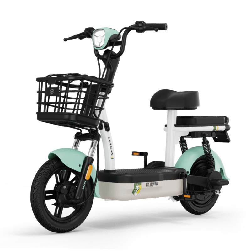 【门店自提】绿源新国标电动自行车FBY成人男女接娃代步电瓶车