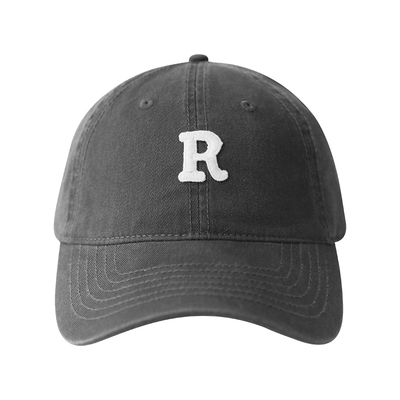 胡茬原创风灰色软顶韩版棒球帽